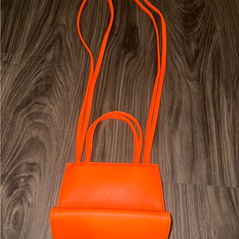 Telfar Orange Mini Bag With Structured Design - image 4